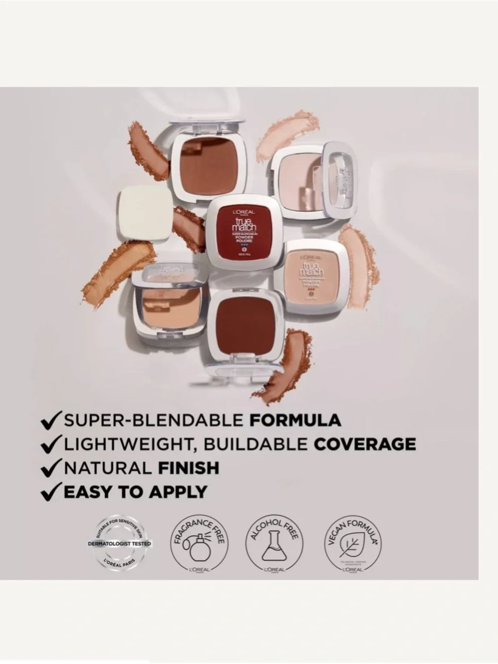 L'Oreal True Match Powder C2 Light - Soft Beige